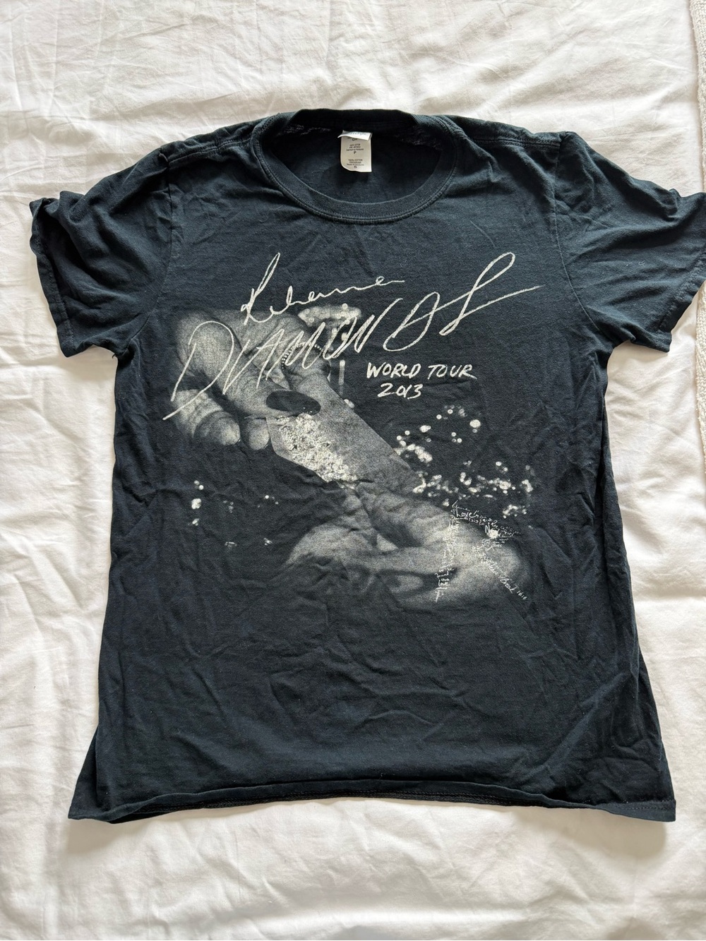 Rihanna 2013 A$AP Rocky 2013 Diamonds World Tour Merch Band Tee Concert Small